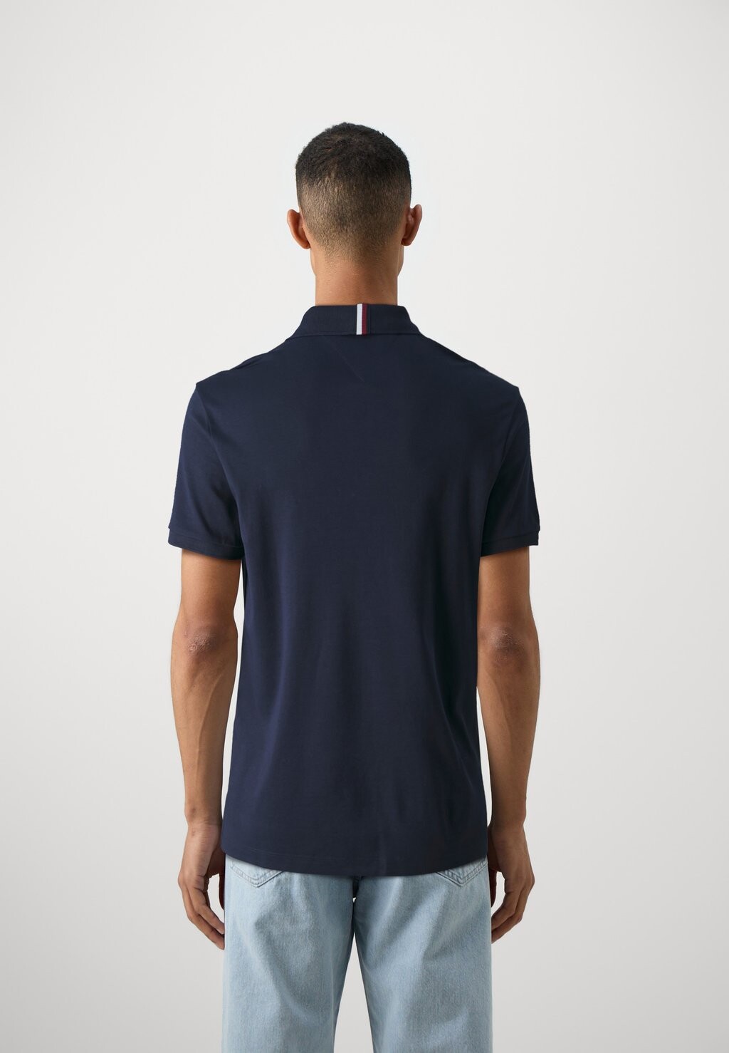 

Рубашка-поло Imd Interlock Reg Polo Tommy Hilfiger, темно-синяя