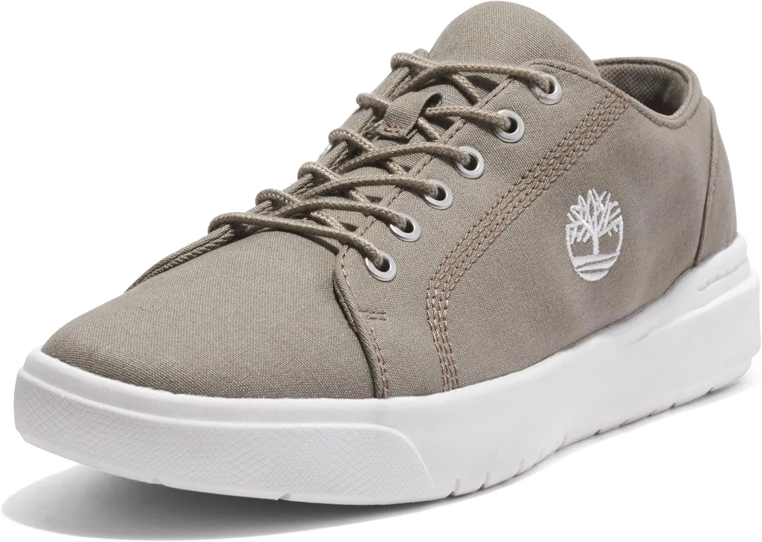 Мужские низкие кроссовки Timberland на шнуровке, Lt Taupe Canvas