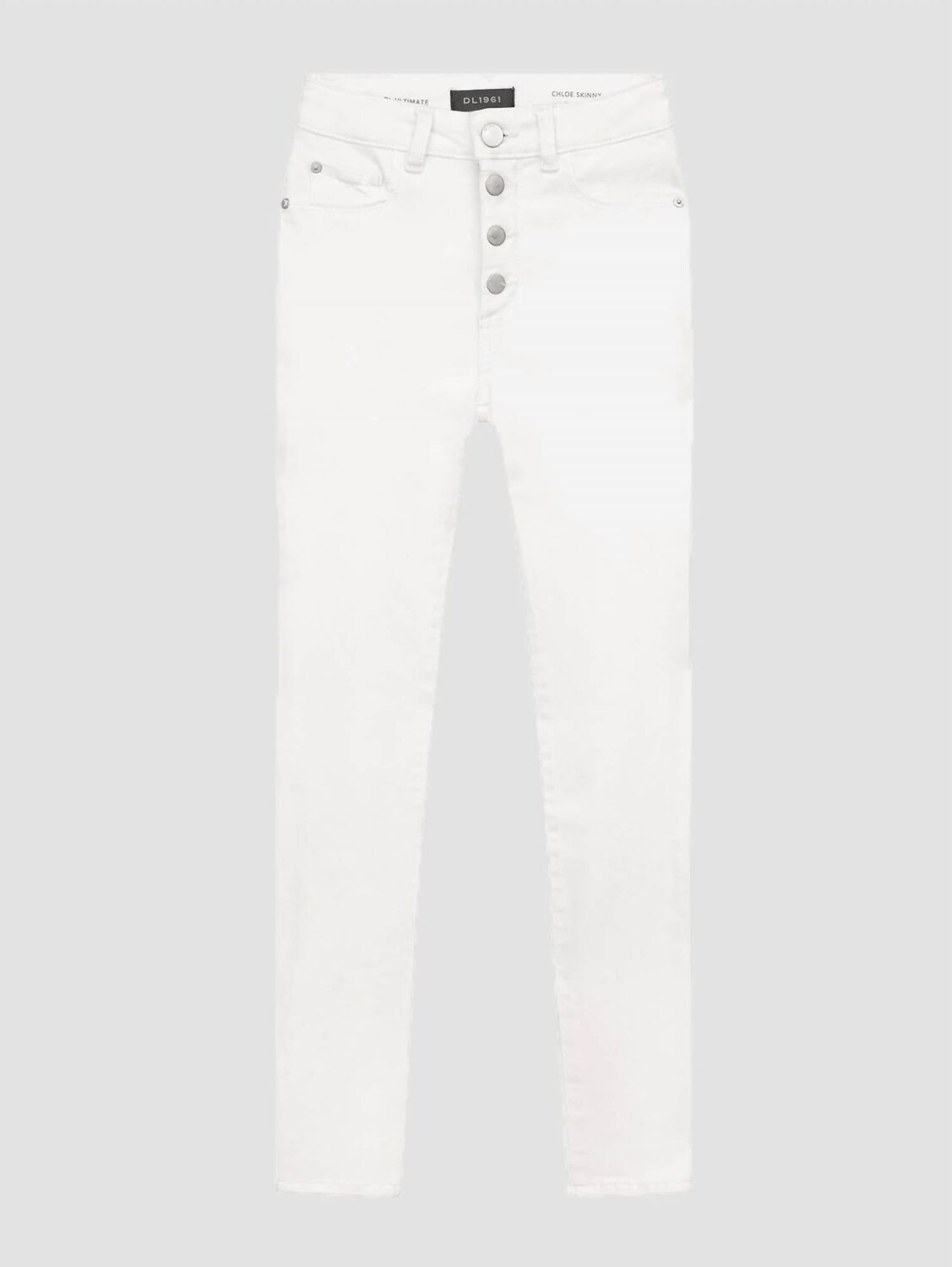 

Белые джинсы с высокой посадкой Girls Chloe DL1961 - Kids', белый