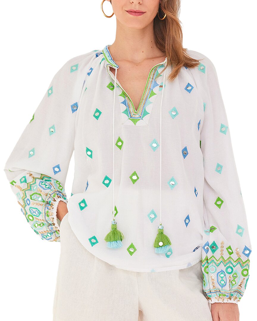 

Bella Tu Mira Блуза в стиле бохо, Turquoise