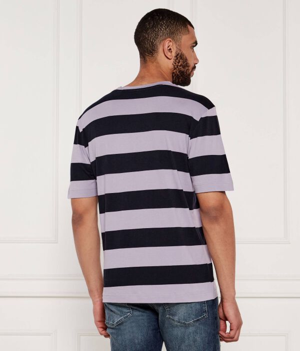 Футболка Talestripe Relaxed fit Boss Orange, фиолетовый — фото 3