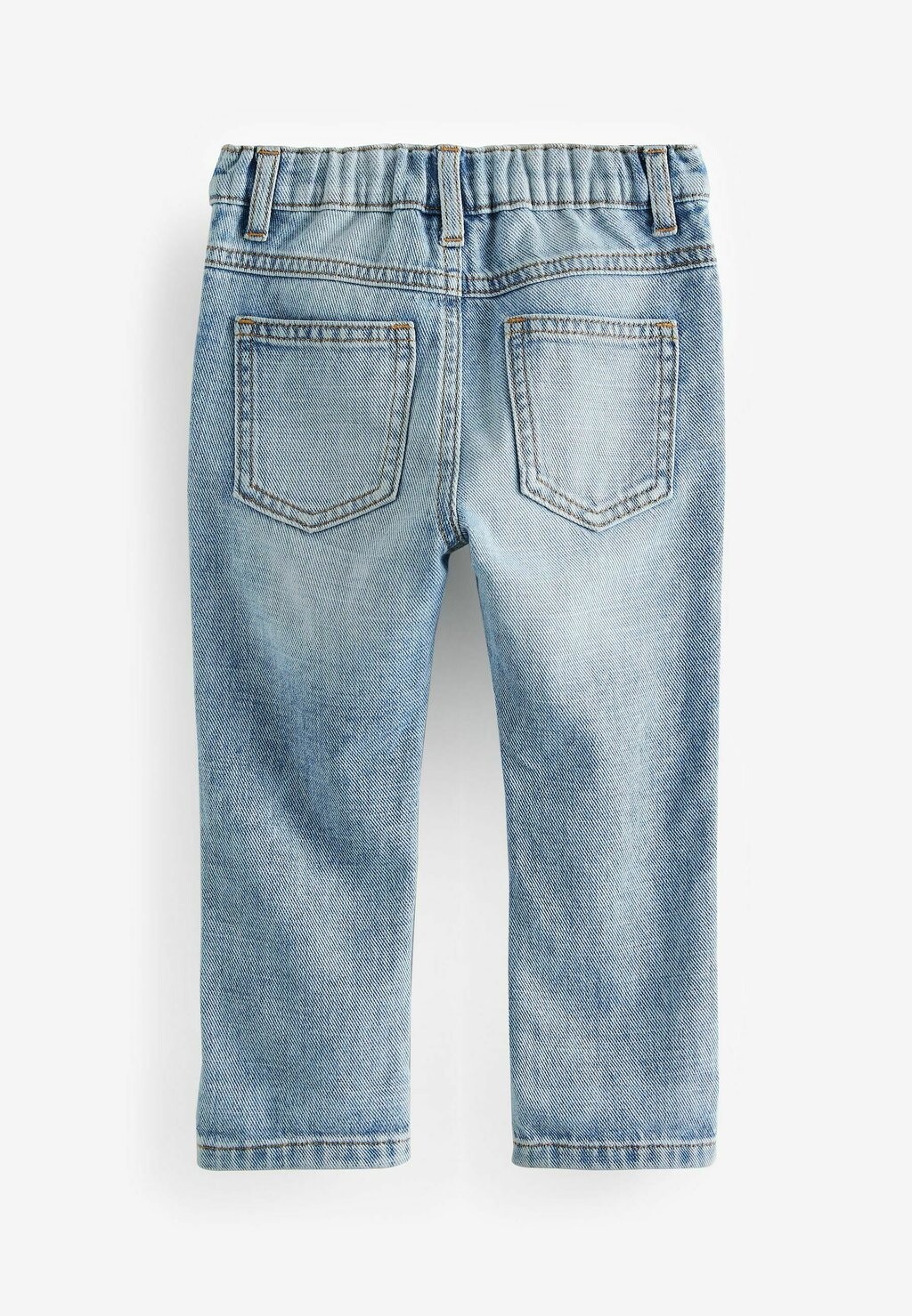 

Джинсы прямого кроя Next, синий Distressed