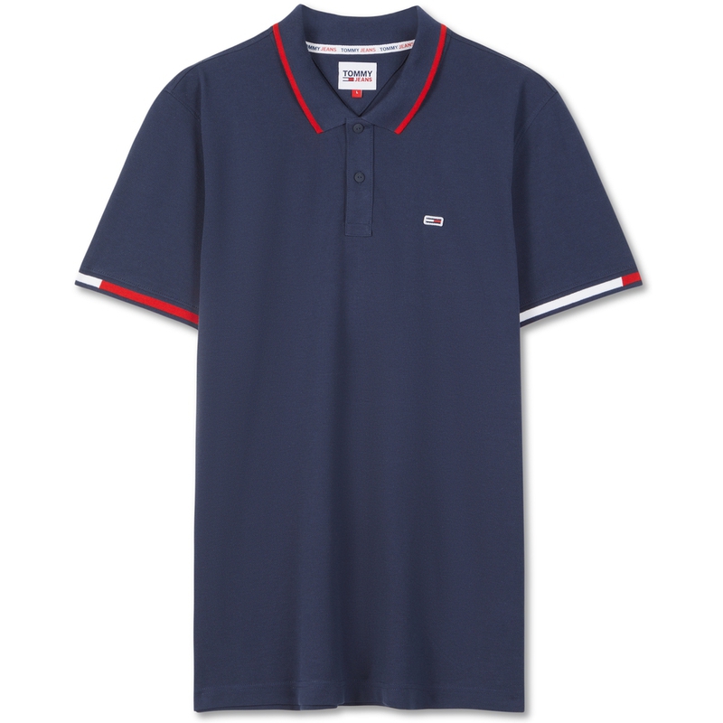 Футболка поло мужская Tommy Hilfiger, темно-синий C87 — фото 2