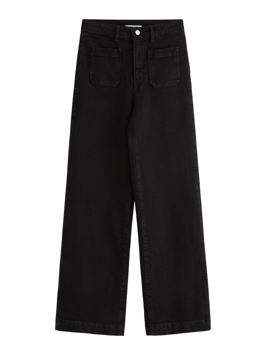 

Джинсы с широкими штанинами Lindex, Black denim