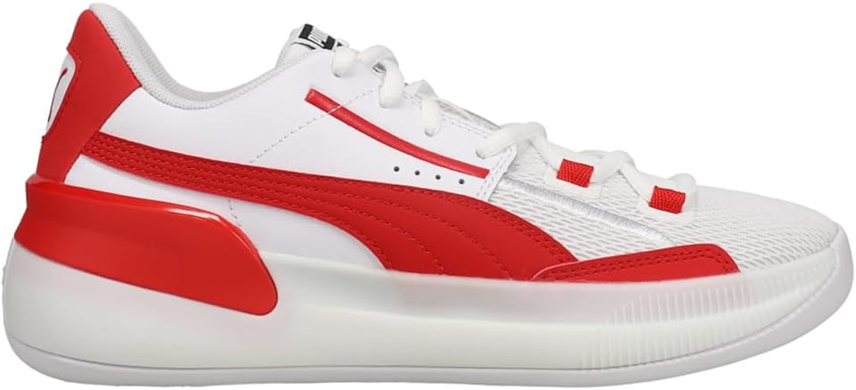

Мужские баскетбольные кроссовки PUMA Clyde Hardwood Team - красно-белые