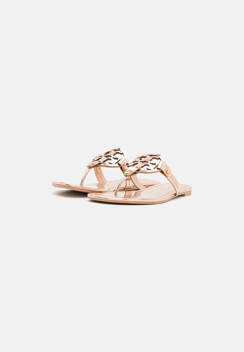 

Шлепанцы MILLER Tory Burch, цвет розового золота