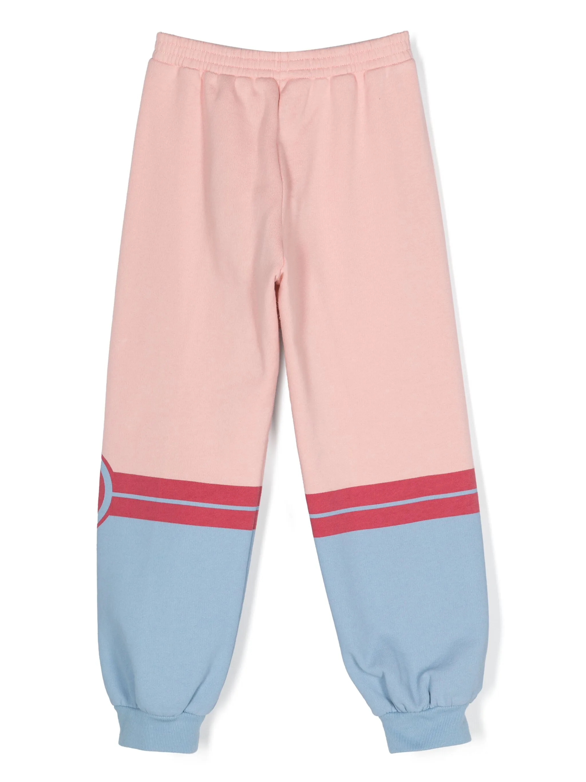 Спортивные брюки с логотипом Interlocking G Gucci Kids, розовый — фото 2