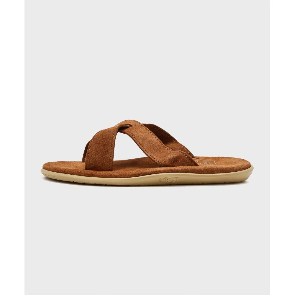 Унисекс кожаные слайды Camel от Island Slipper — фото 2