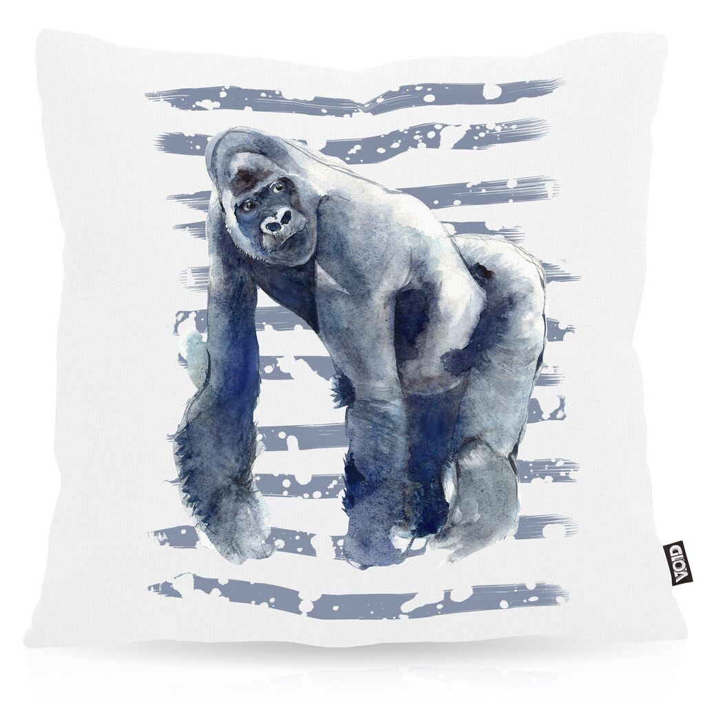 

Чехол на подушку VOID Gorilla для улицы, в помещении, сафари, зоопарк, джунгли, лето, размер подушки: 80 x 80 см