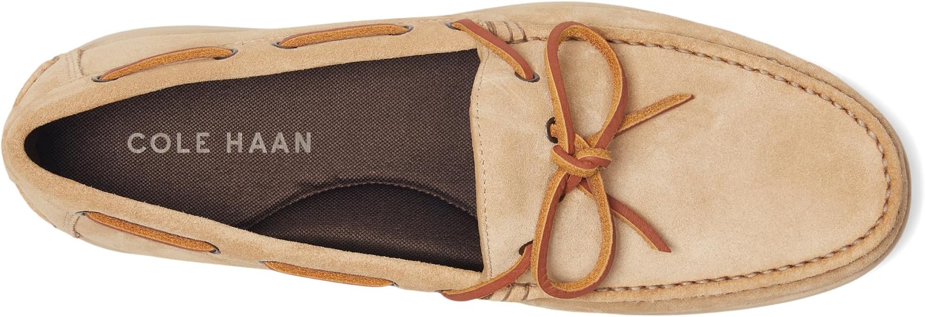 Лоферы Cole Haan Men's Brower Moc Loafers, Farro Suede/Oat Water Resistant — фото 2