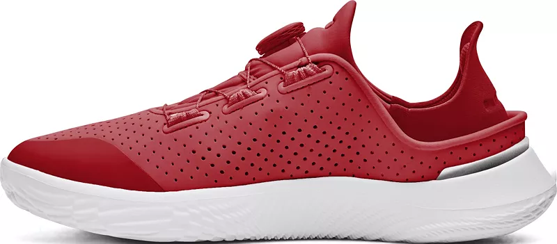 Мужские тренировочные кроссовки Under Armour Wisconsin Badgers Slipspeed Gear For Sports, красный/белый — фото 4