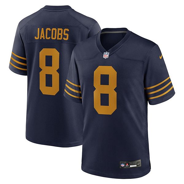 

Мужская футболка Josh Jacobs Green Bay Packers The 1923 Classic Game в цвете navy Nike