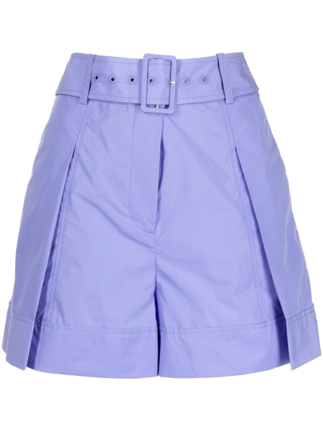

3.1 Phillip Lim шорты со складками и поясом, фиолетовый