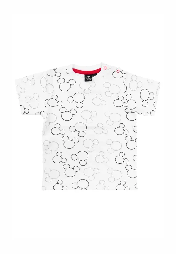 Футболка Mickey Mouse kurzarm 2er pack print t-shirt Disney, белый серый — фото 3