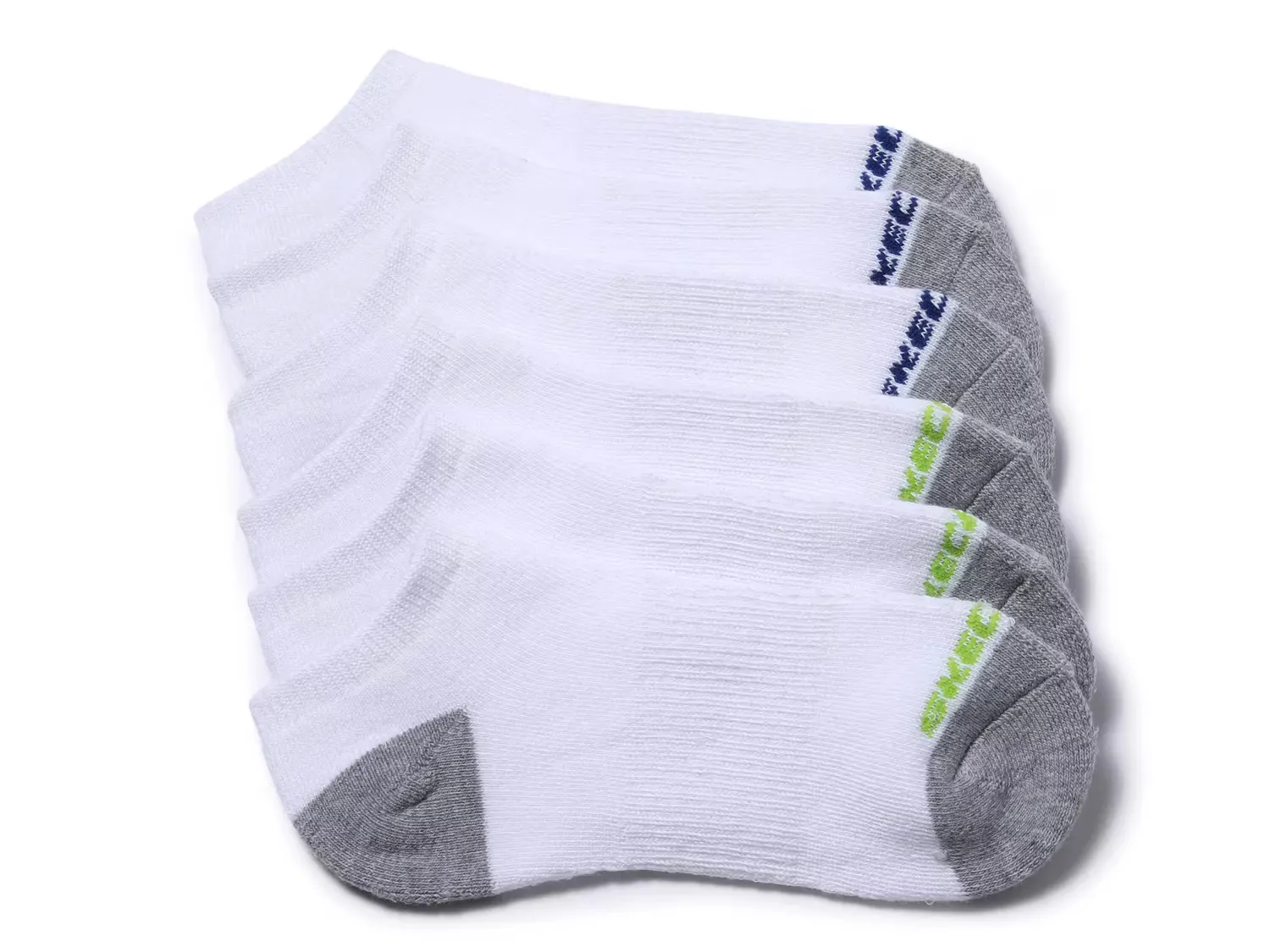 

Детские спортивные носки без шва - набор 6 пар Skechers, White