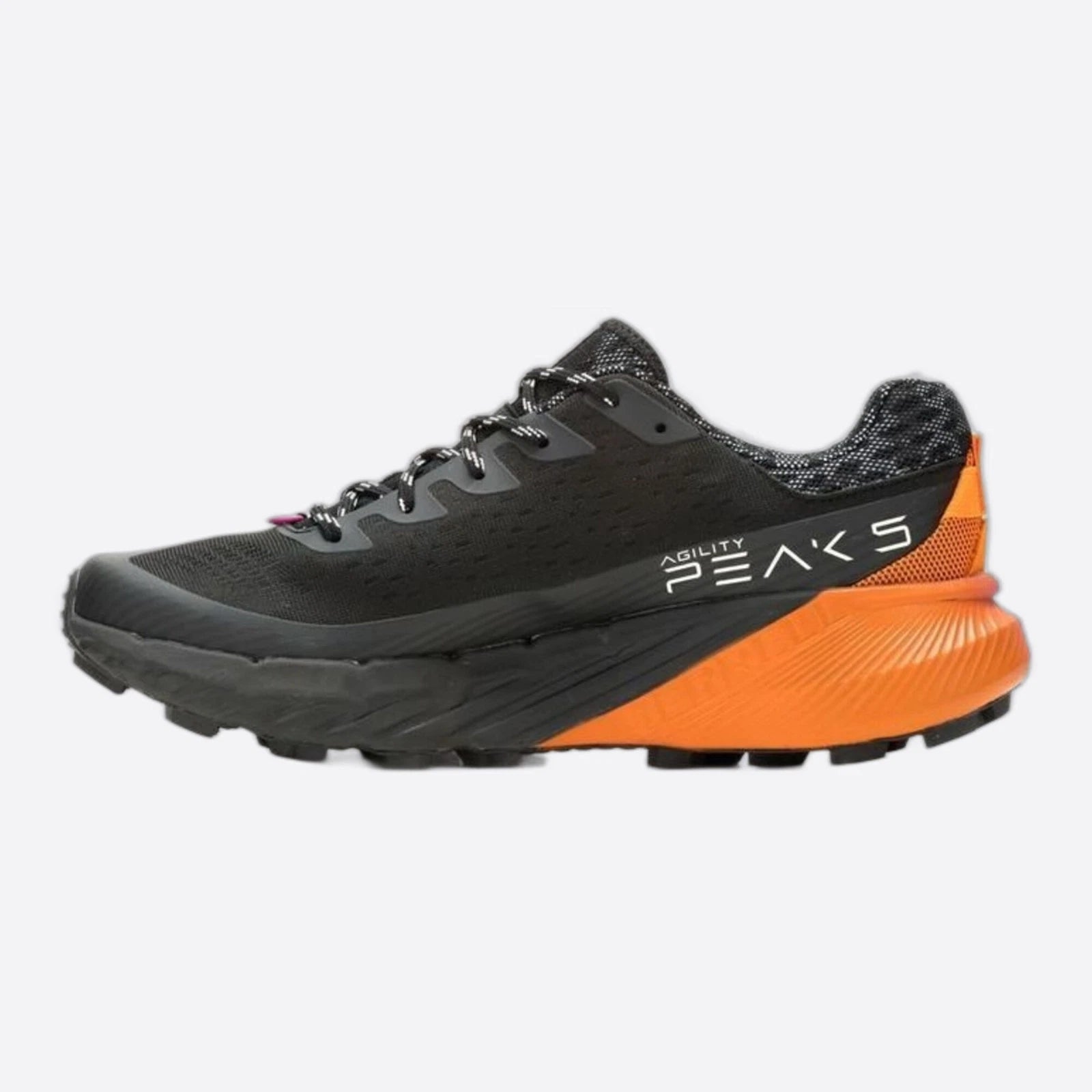 Мужские кроссовки Merrell Agility Peak 5 J068235, черные, для бега по пересеченной местности, модель TF8426 — фото 3