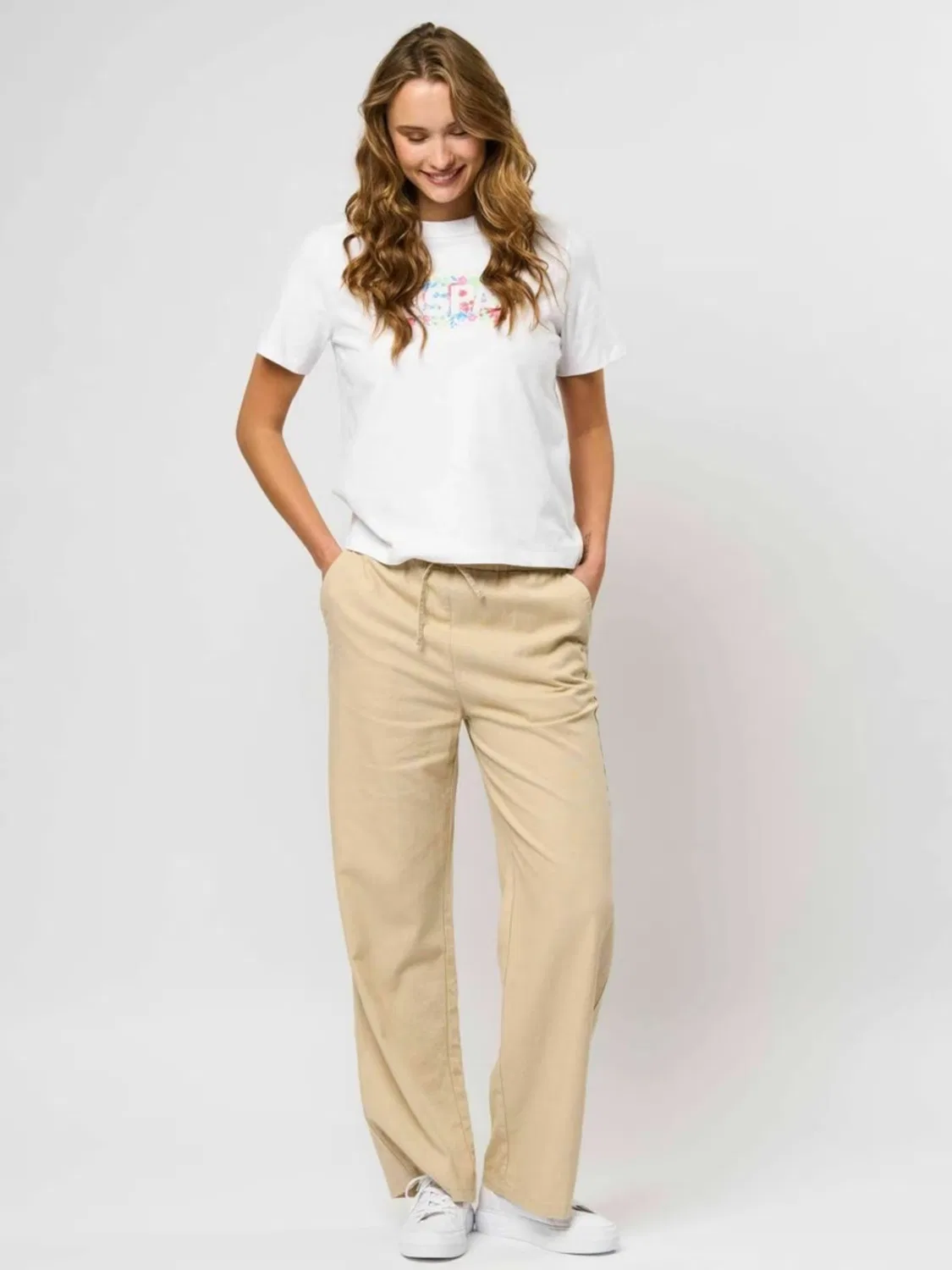 Обычные брюки ' Martine pants ' U.S. Polo Assn., Beige — фото 3