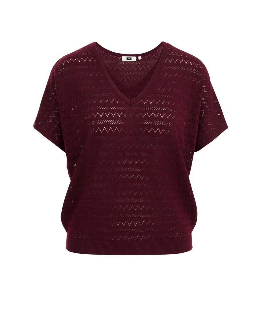 

Топ WE Fashion Knitted Top, цвет Wine red
