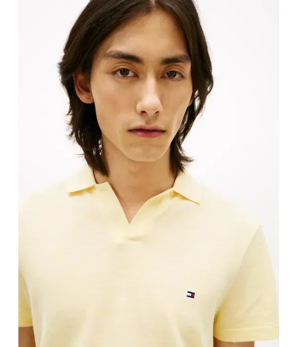 Полюс regular fit Tommy Hilfiger, желтый — фото 4