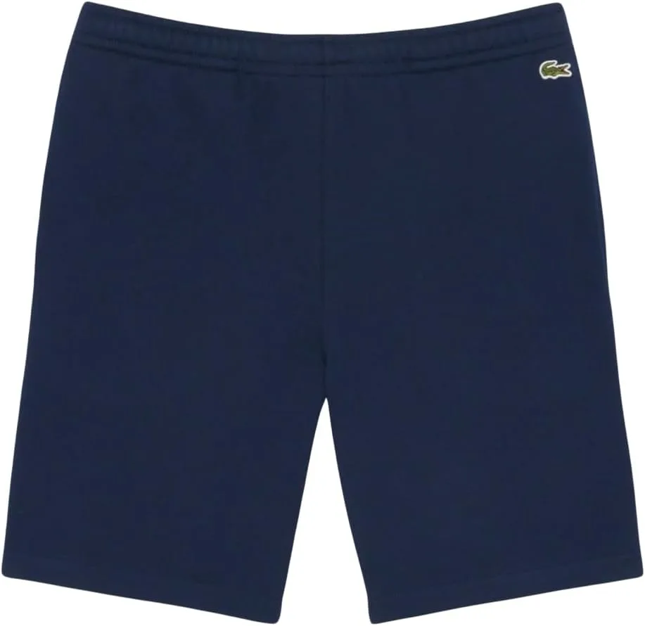 Шорты Lacoste Men's Logo Trim из хлопкового флиса, синий