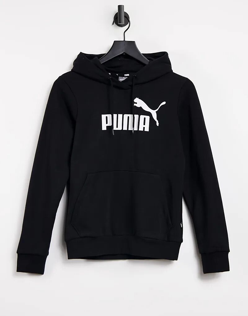 

Толстовка с капюшоном Essentials с логотипом черного цвета Puma