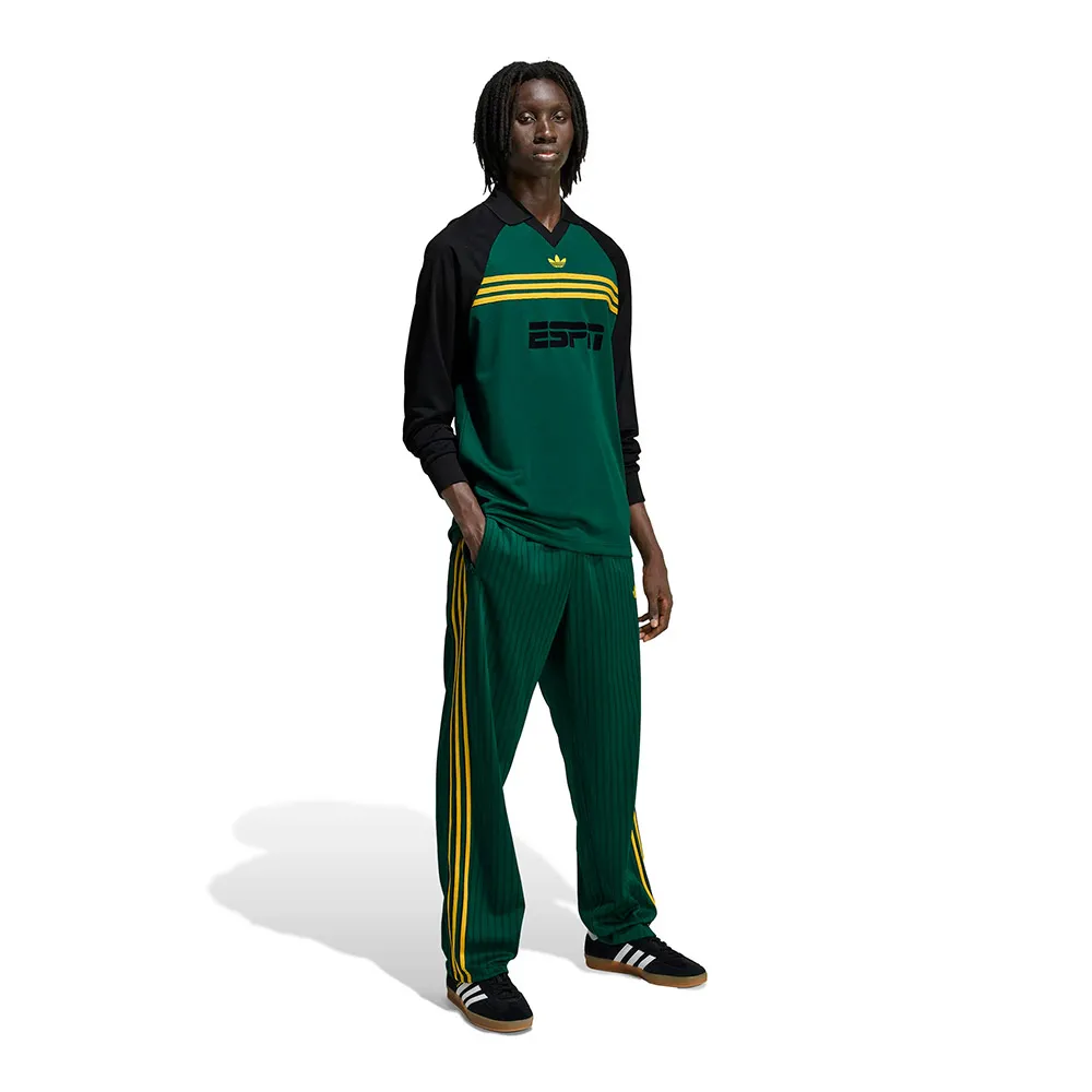 Брюки adidas Originals Firebird Loose Pinstripes, зеленый — фото 4