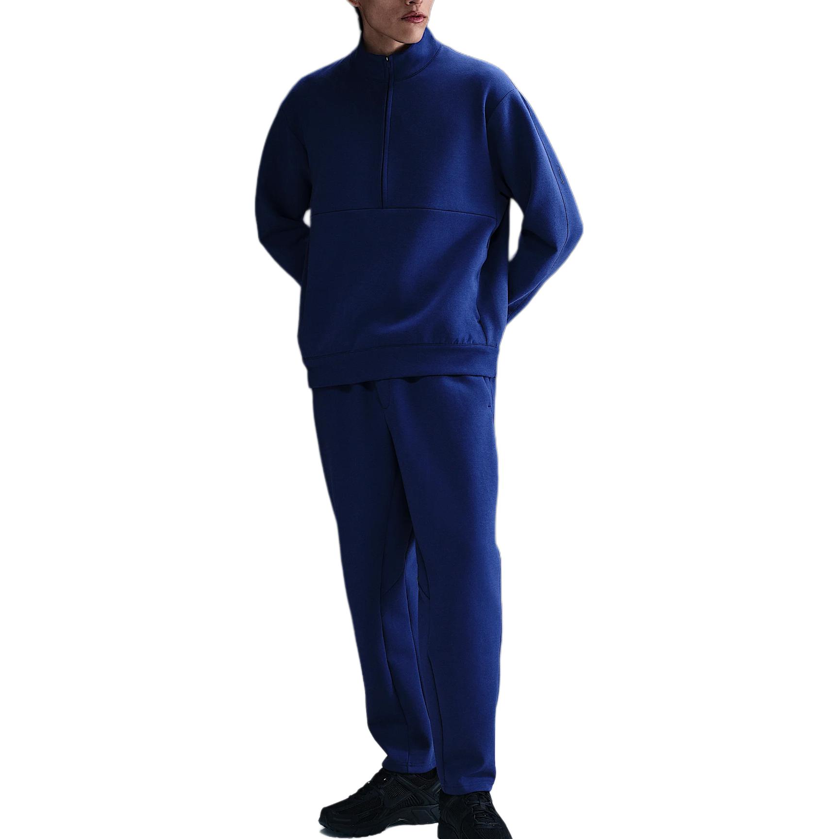 

24.7 ImpossiblySoft Men's Dri FIT 1/2 Zip Top Nike, синий