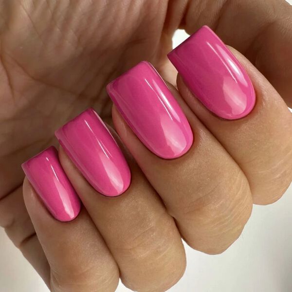 Гибридный лак для ногтей пурпурный Pleasure 378, 8 мл Pnb, цвет 378 magenta pleasure — фото 2