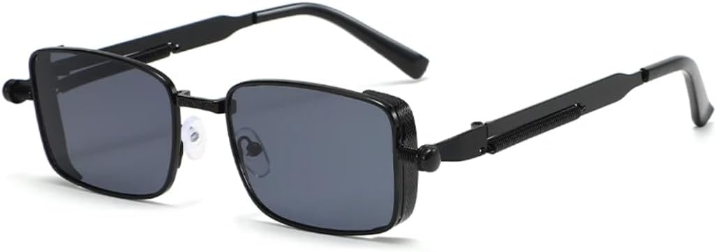 

Мужские солнцезащитные очки высокого класса, стильные, для вождения, с защитой от УФ-излучения, в стиле «тяжелая промышленность», металлик, панк (черные) TVTBBVV, Black