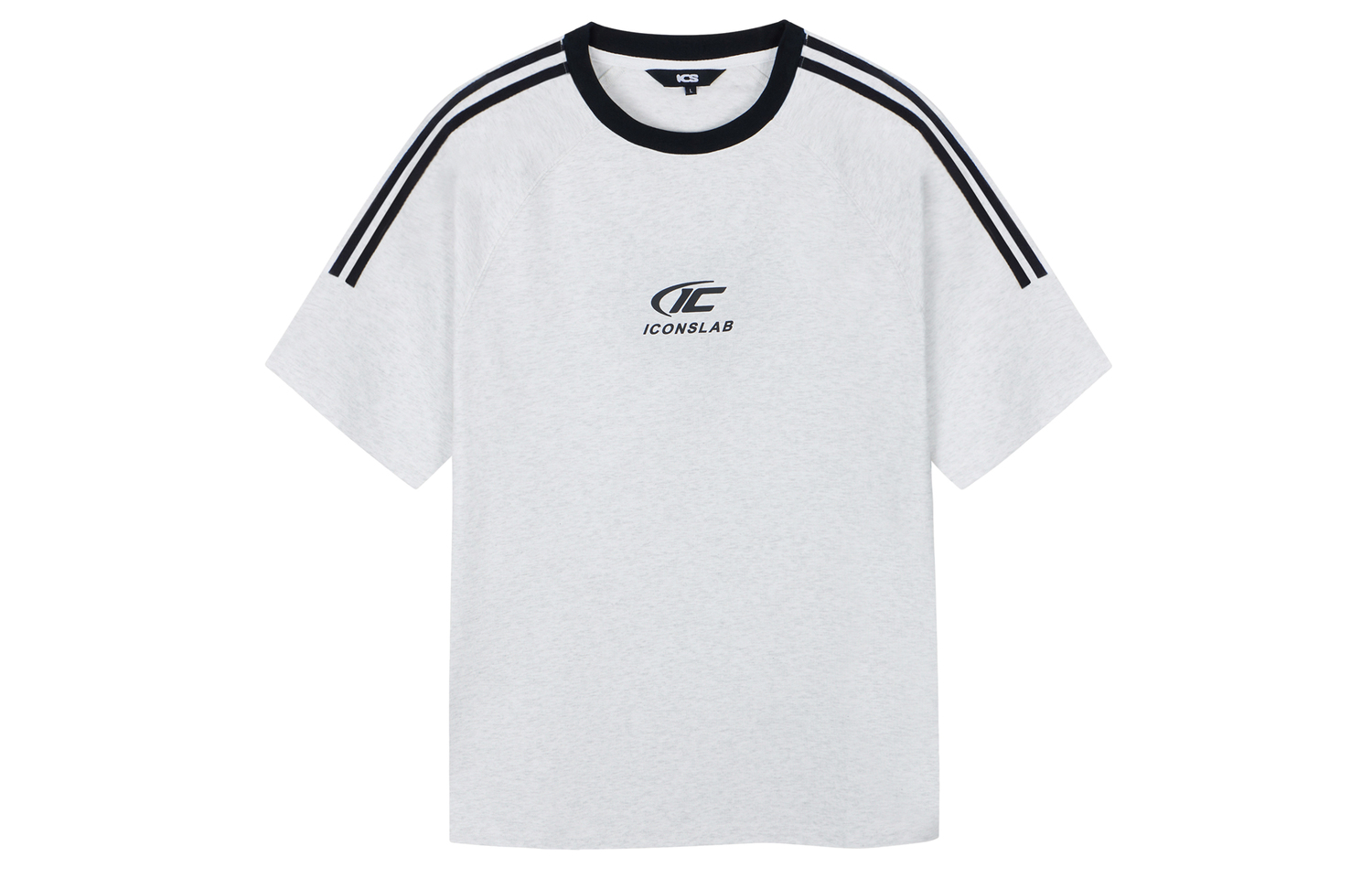 

Футболка унисекс ICONS Lab, черная (воротник в тон)