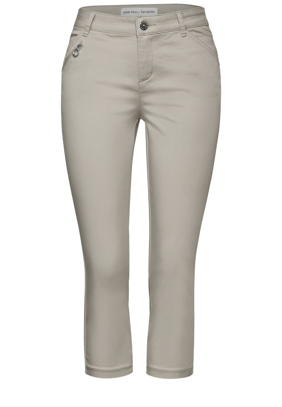 

Джинсы STREET ONE Slim fit Jeans, серый деним