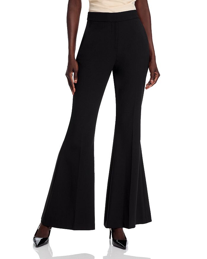 

BCBGMAXAZRIA Расклешенные брюки, черный