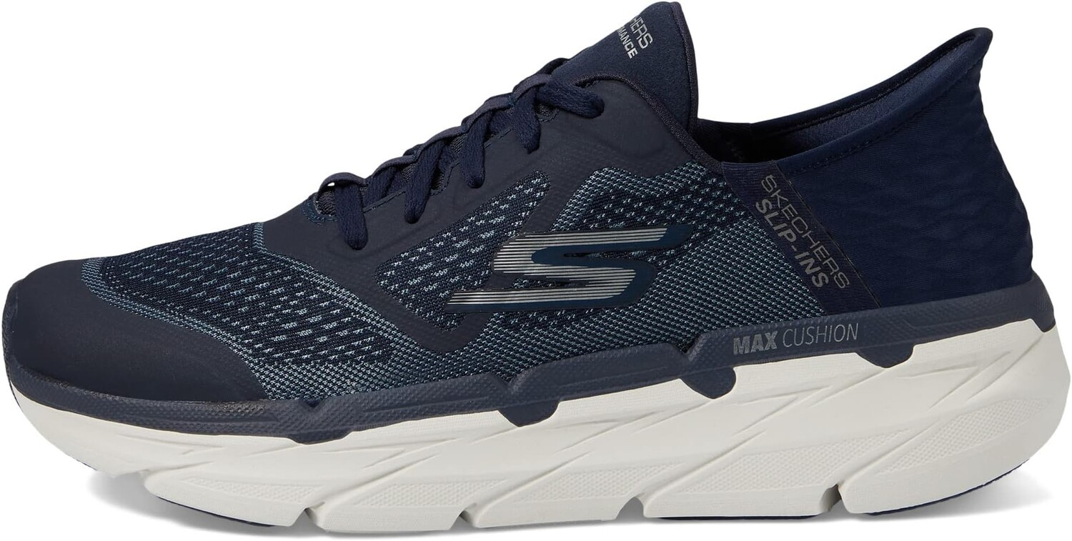 Кроссовки SKECHERS Max Cushioning Premier Ascendant Hands Free Slip-Ins, темно-синий — фото 4