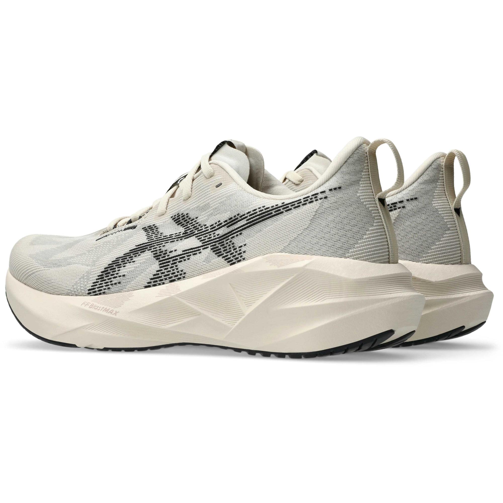 Мужские беговые кроссовки NOVABLAST 5 Asics, Oatmeal/Black — фото 4