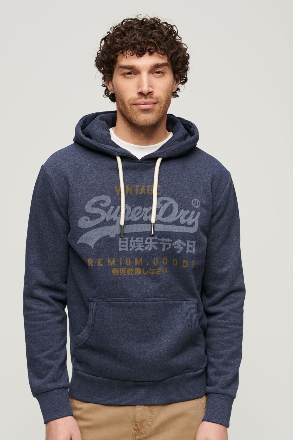 

Классическое худи vl Heritage Superdry, синий