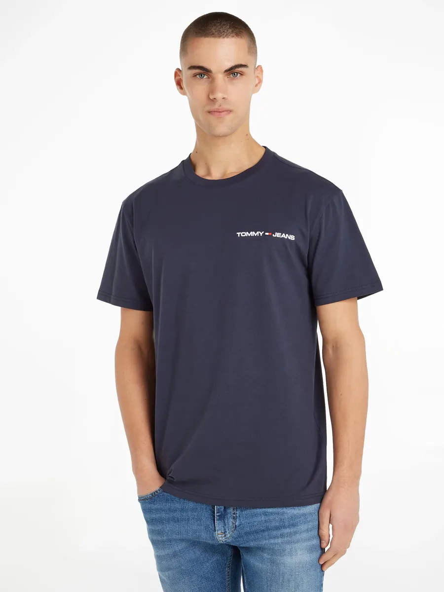 

Футболка Tommy Jeans "TJM CLSC LINEAR CHEST TEE", цвет Twilight Navy