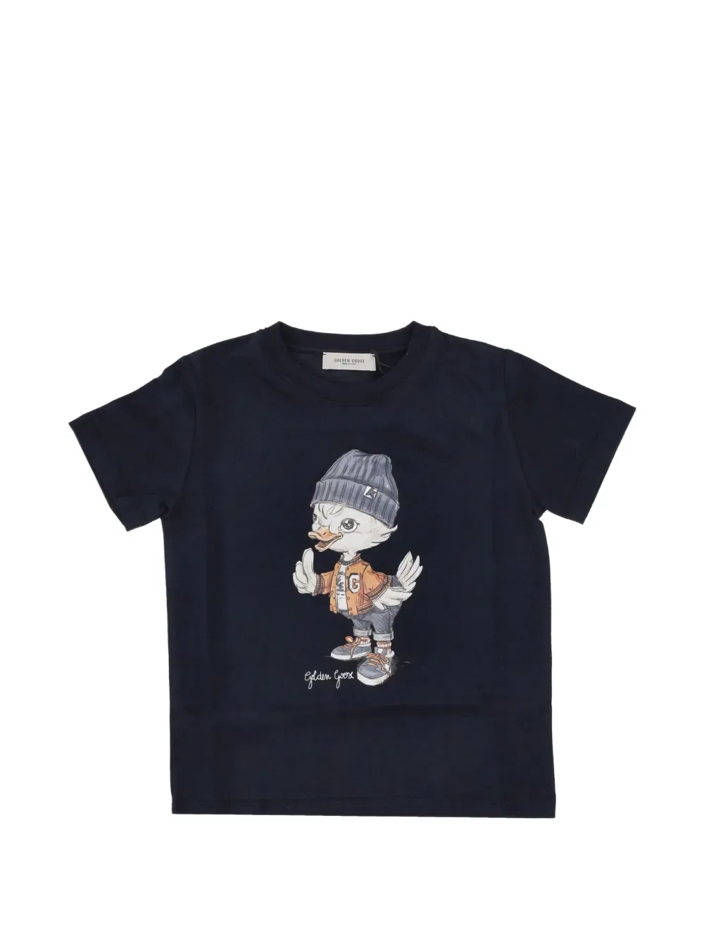 Футболка с принтом талисмана Journey Golden Goose Kids, синий