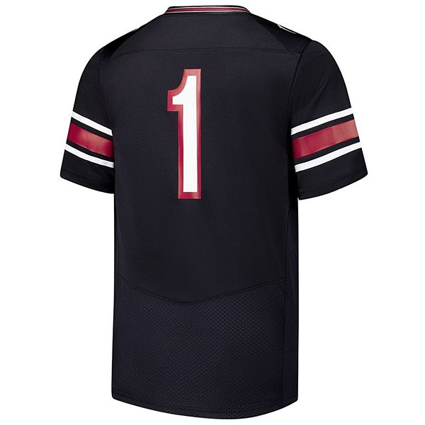 Футболка Youth #1 black South Carolina Gamecocks Under Armour — фото 4
