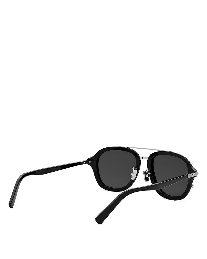 Dior Black Suit A4U Pilot Sunglasses, 53mm DIOR, Солнцезащитные очки-авиаторы DiorBlackSuit A4U, 53 мм, черный — фото 4