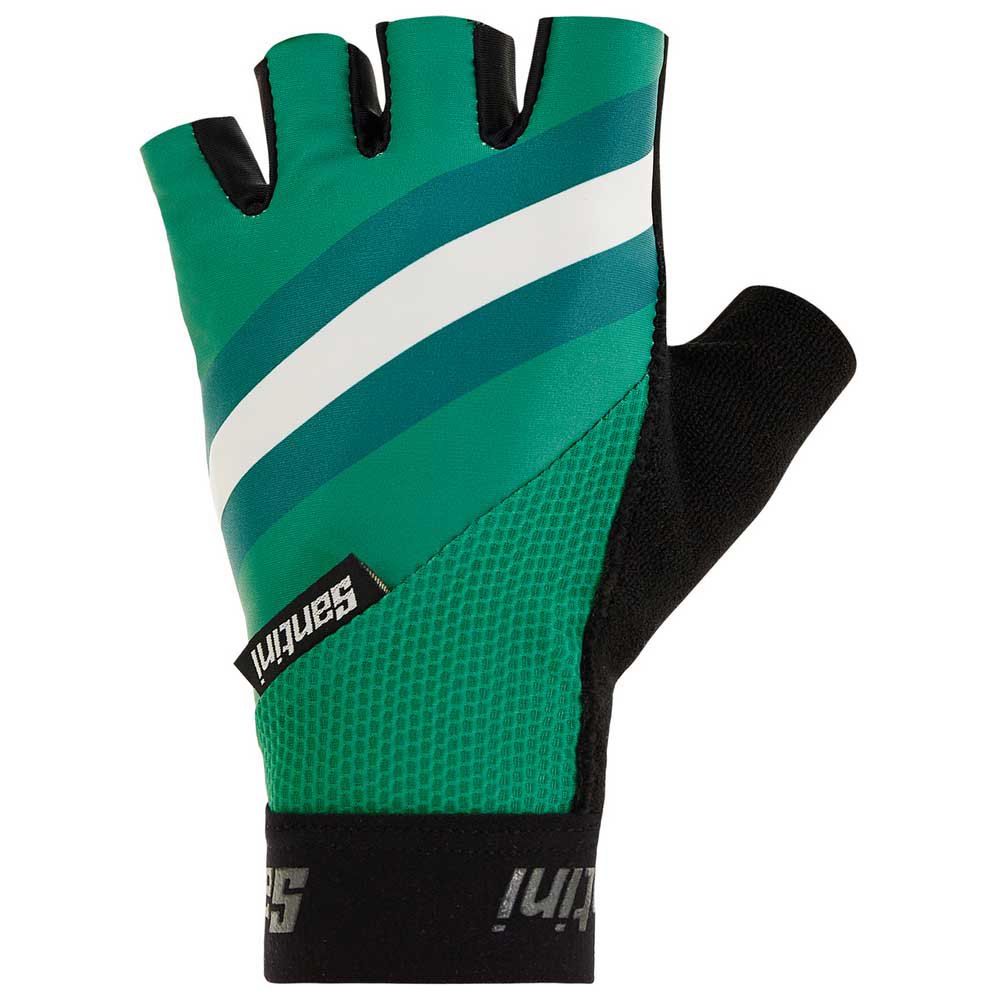 

Короткие перчатки Santini Bengal Short Gloves, зеленый