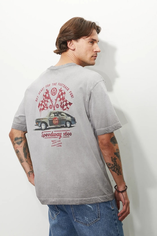 

Хлопковая футболка Medicine, серый