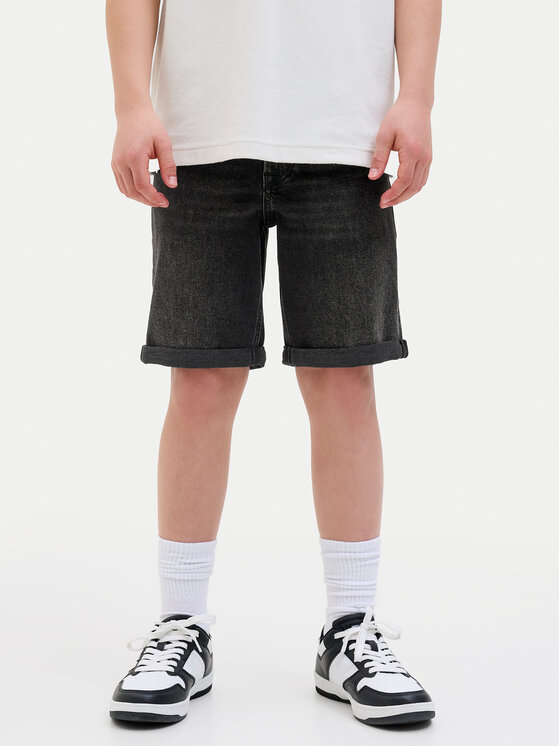 

Джинсовые шорты обычного кроя Rick 12269799 Jack&Jones Junior, черный