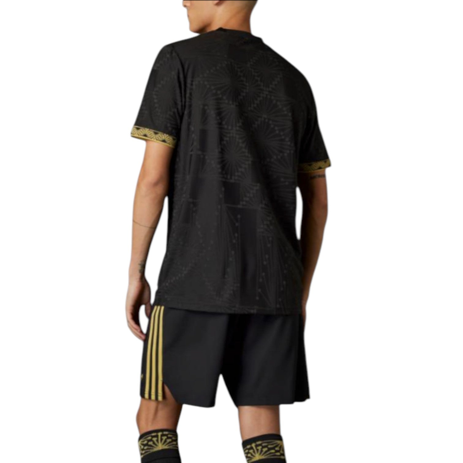 Джерси adidas x Mexico Gold Jersey Slim Fit Asia Sizing 'Black' — фото 3