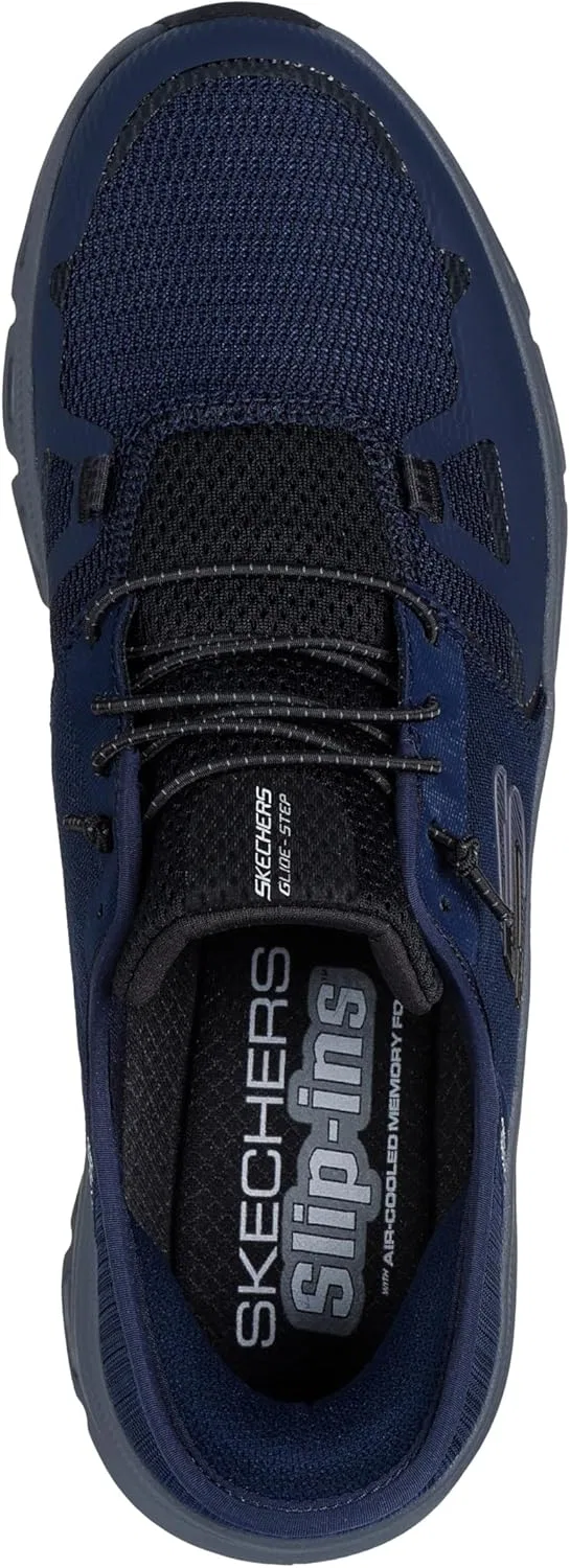 Мужские кроссовки Skechers Glide-Step Pro, Nvy Mesh Hotmelt Charcoal — фото 3