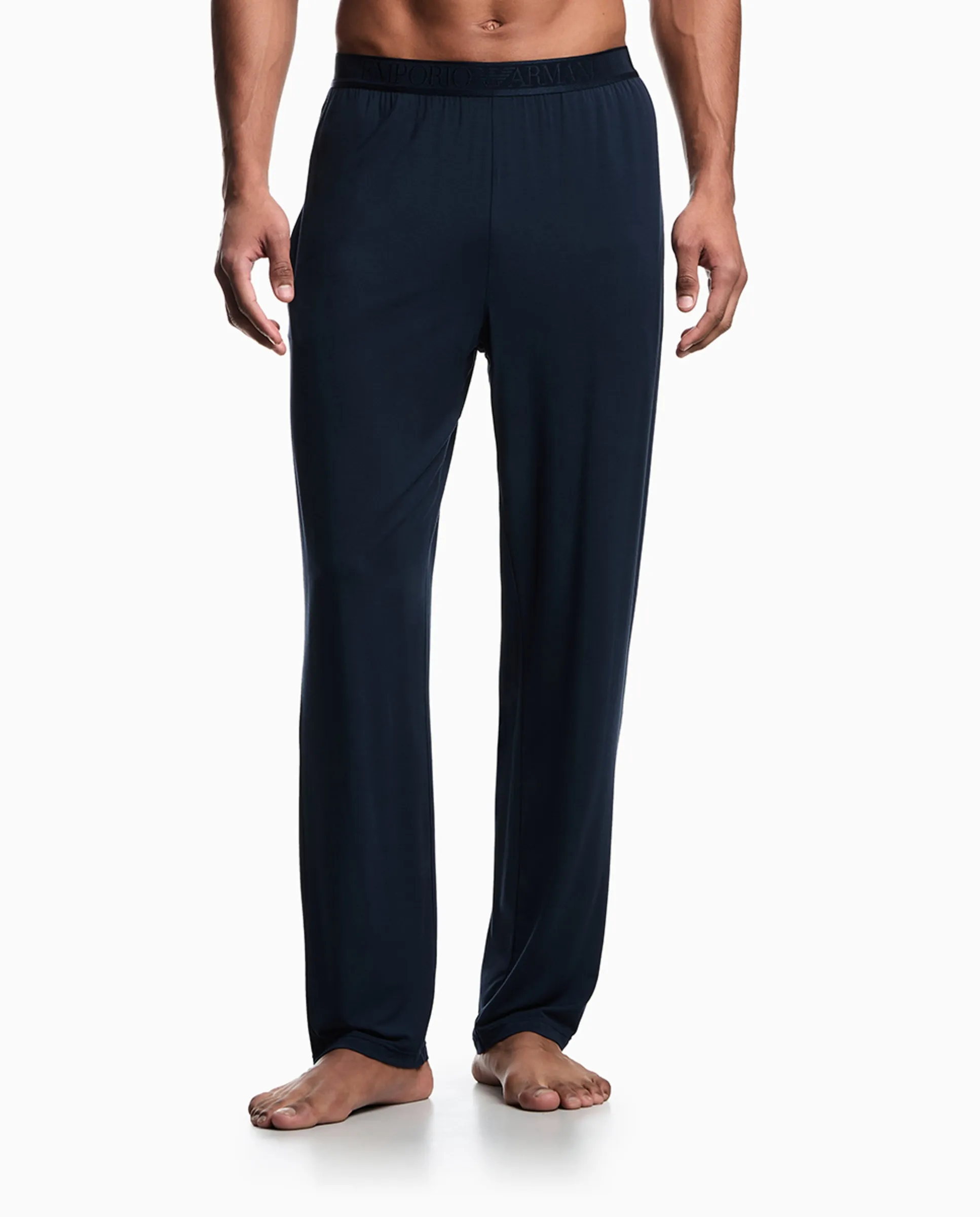 

Длинные прямые мужские брюки Armani, синий