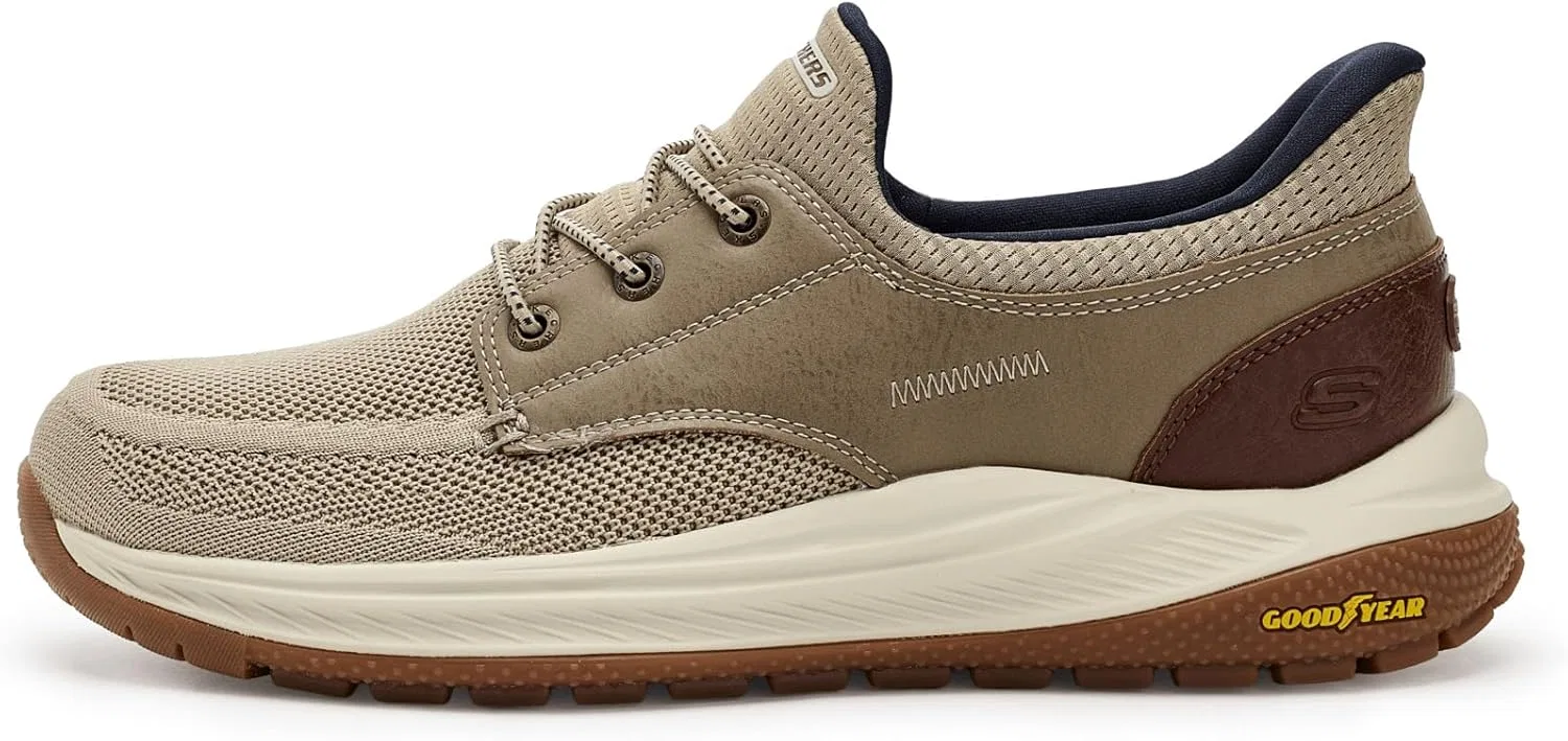 Мужские кроссовки Skechers Meroe-Alden, Taupe — фото 4