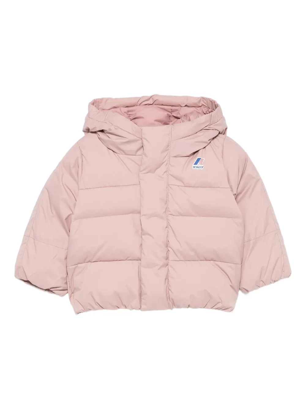 

Пуховик с капюшоном K Way Kids, розовый