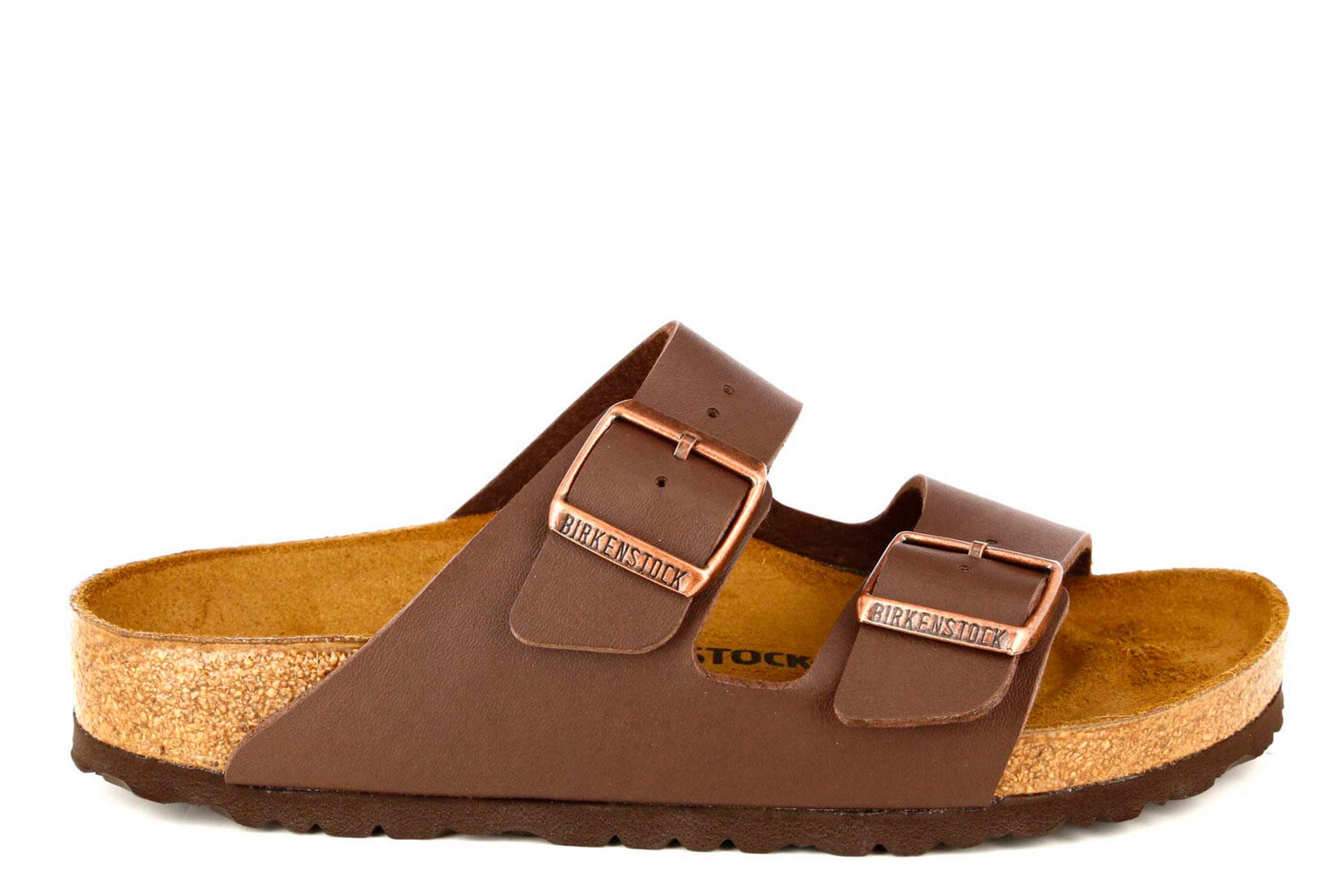 Сандалии на плоской подошве Arizona bf - узкие Birkenstock, коричневый