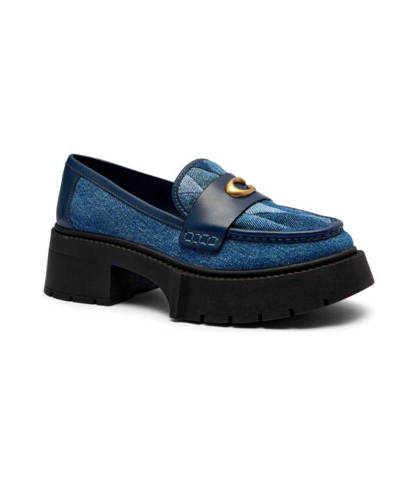 Джинсовые мокасины leah Coach, синий