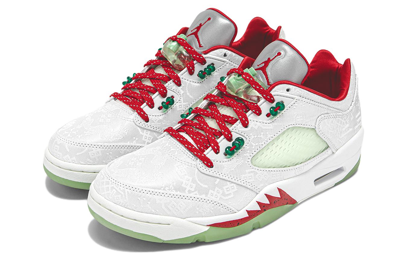 

Jordan Air 5 Low X Clot 'White Silk' Красный Белый